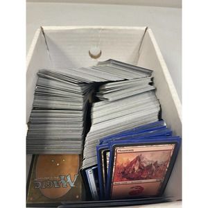 Box of bulk Magic Cards lot Mix Of Various Sets